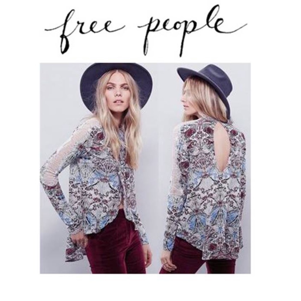 FREE PEOPLE New World Nouveau boho top